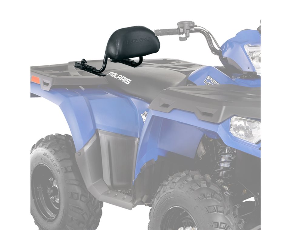 Lock & Ride® Backrest Black Polaris ATV