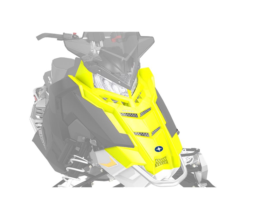 Painted Hood Lime Squeeze Polaris Snowmobiles