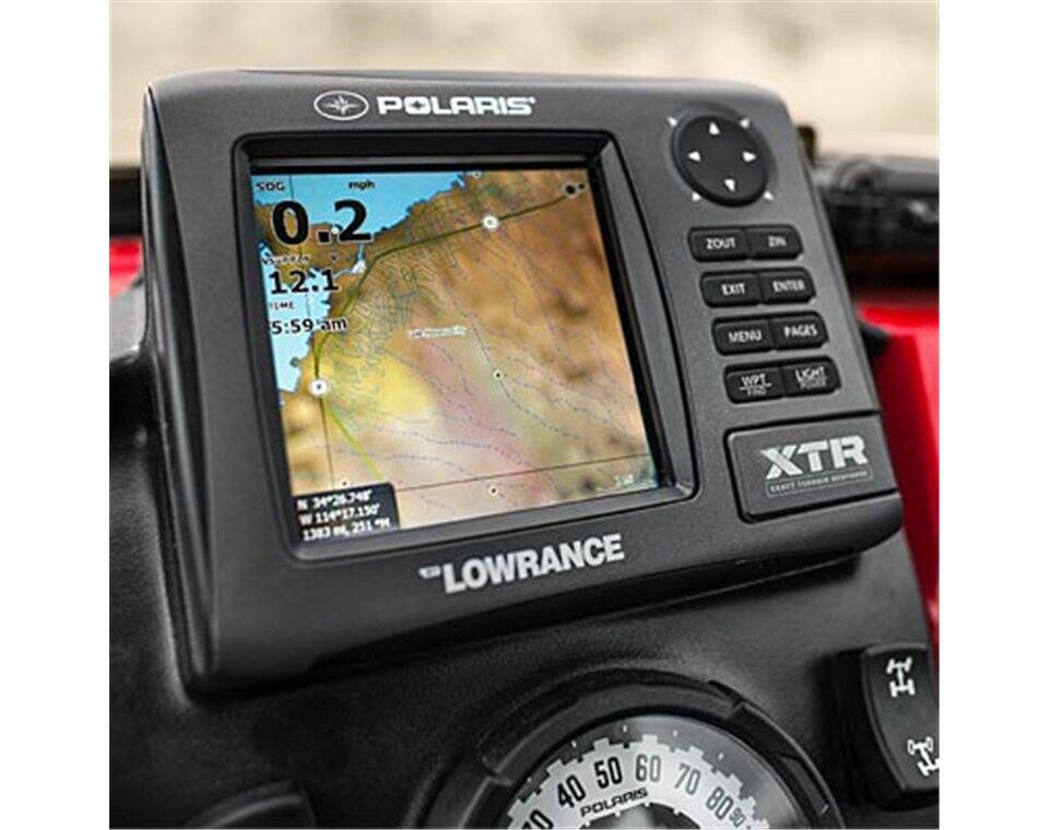 Lowrance GPS Mount Black Polaris RZR