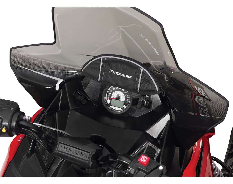 PRORIDE™ Snowmobile Windshield Bag Black Polaris Snowmobiles