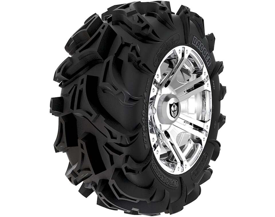 Wheel & Tire Set Pro Armor® Dagger & Sixr Luster Polaris RANGER