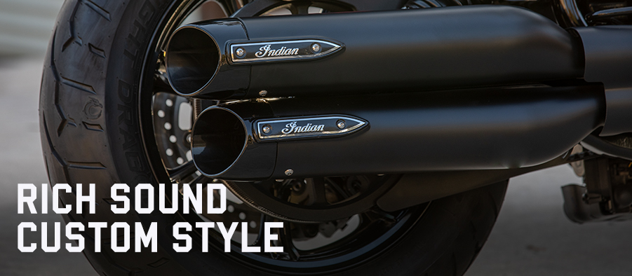 Chief Stage 1 Slip-on Exhaust | Indian Motorcycle