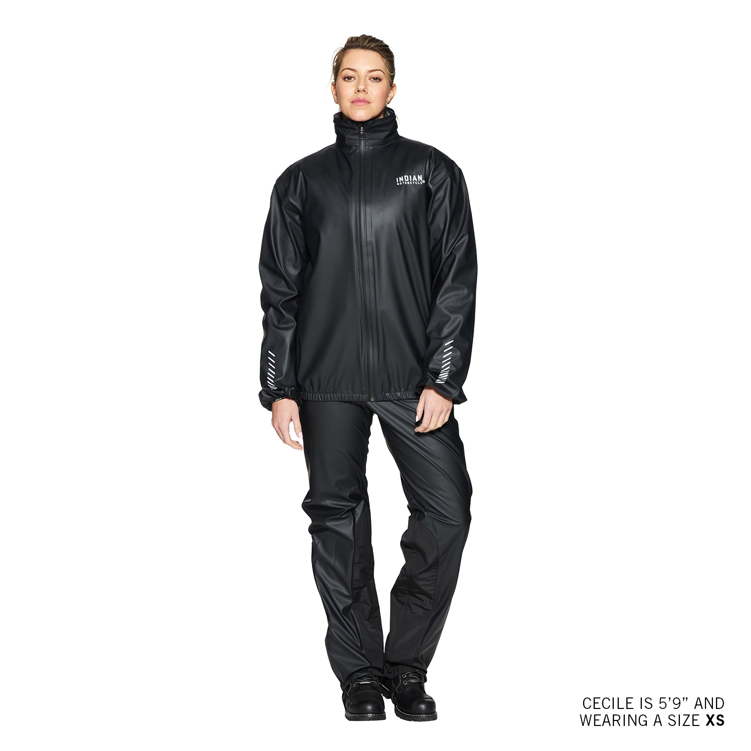 Unisex Rain Suit Jacket, Black | Indian Motorcycle