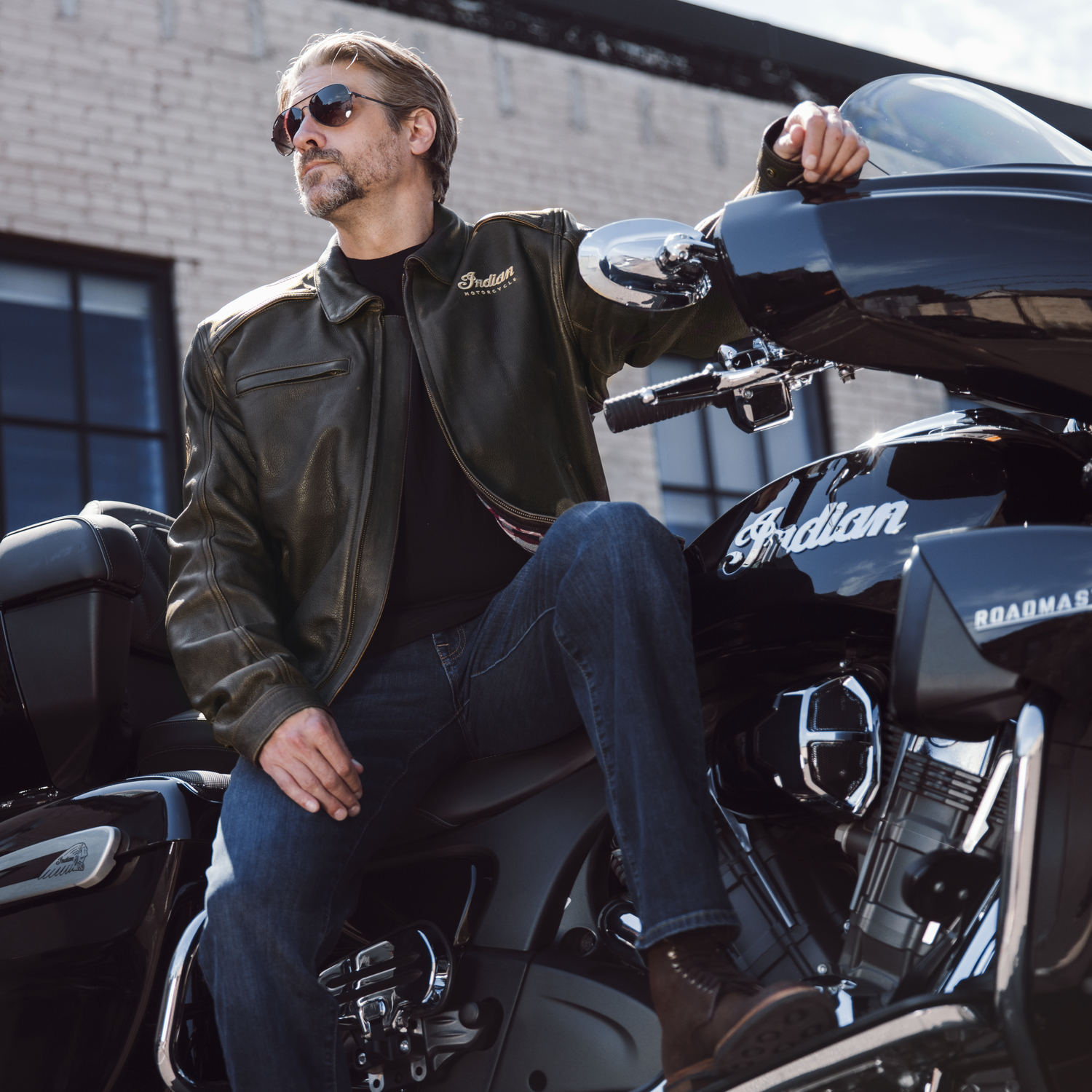 Men's Classic Jacket 3, Brown | Indian Motorcycle
