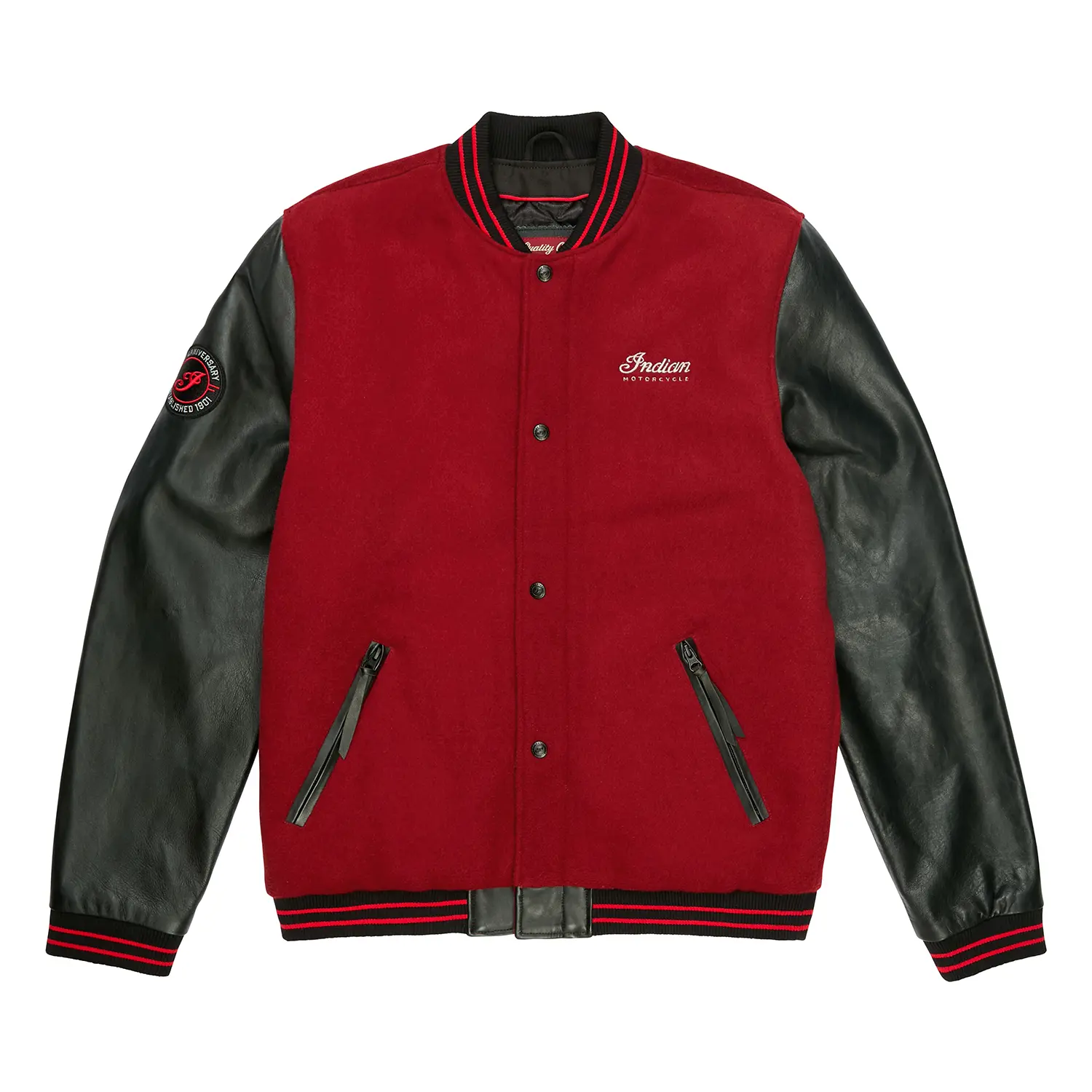 Unisex 125th Varsity Jacket, Red | Indian Motorcycle