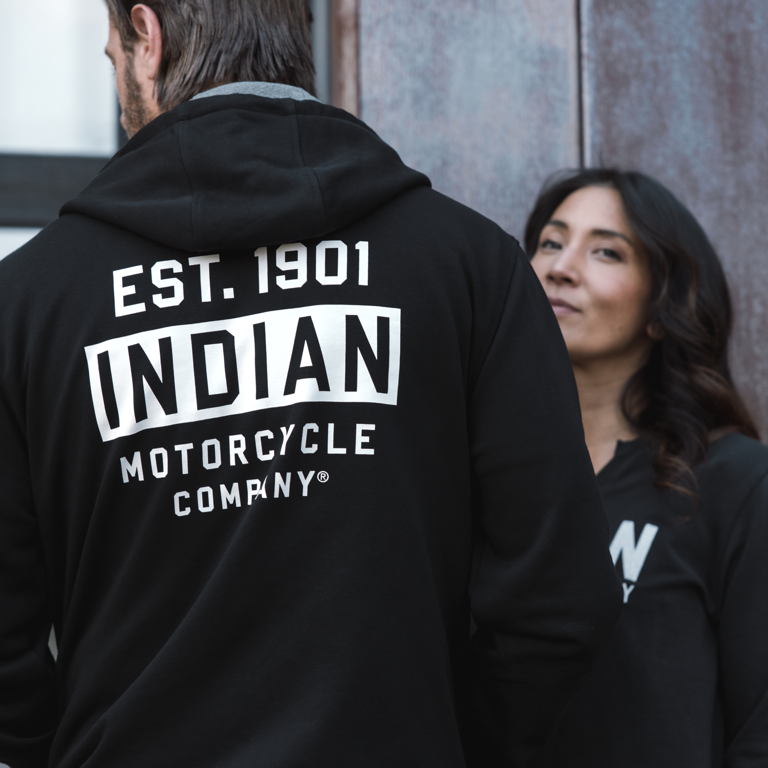 Men's Est 1901 Indian Motorcycle Hoodie, Black | Indian Motorcycle