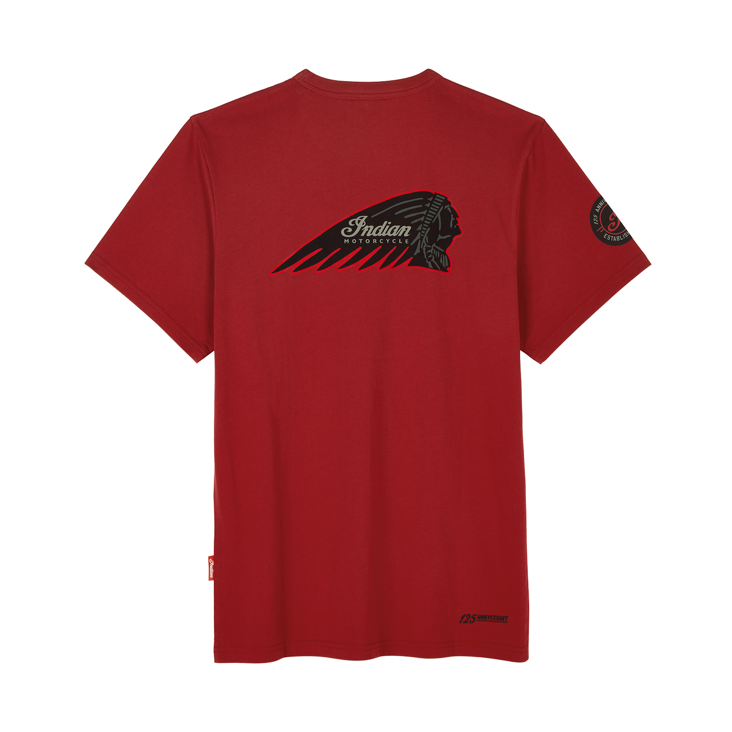 Men's 125th Crew T-Shirt, Red | Indian Motorcycle