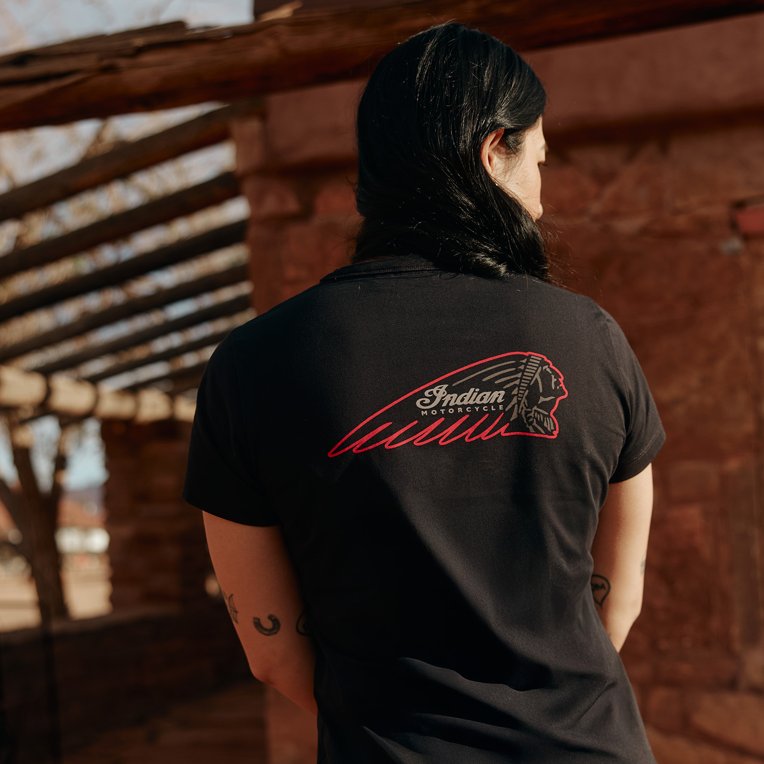 Women's 125th Crew T-Shirt, Black | Indian Motorcycle