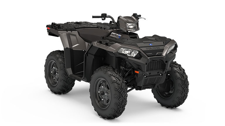 19 Polaris Sportsman 850 Titanium Metallic Polaris Sportsman