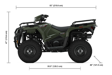 Sportsman 570 EPS Sage Green specs