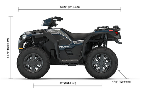 Specs 21 Polaris Sportsman 850 Premium Steel Blue Specs 21 Polaris Sportsman 850 Premium Steel Blue