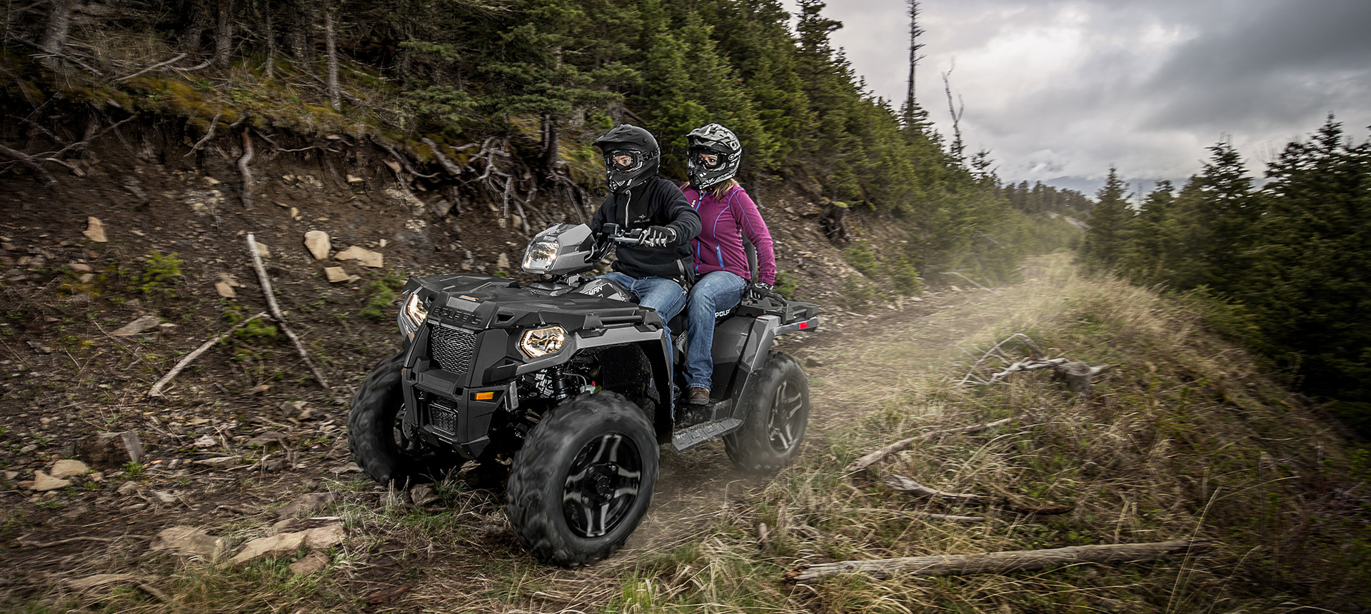 2 Seater ATVs/Four Wheelers for Trail Riding | Polaris Sportsman EN-CA