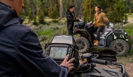 Pantalla táctil Ride Command en el Sportsman 570