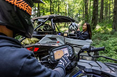 Ride command touch screen display on the Sportsman 570
