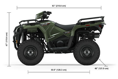 Sportsman 570 EPS Sage Green Specifications