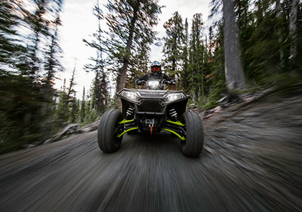 factory outfitted winch on the front of the sportsman xp 1000 S