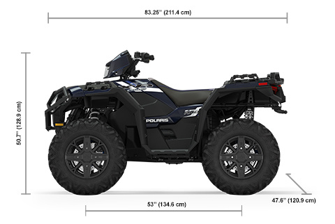 Especificaciones del Sportsman XP 1000 Command Edition en color cristal azul celeste