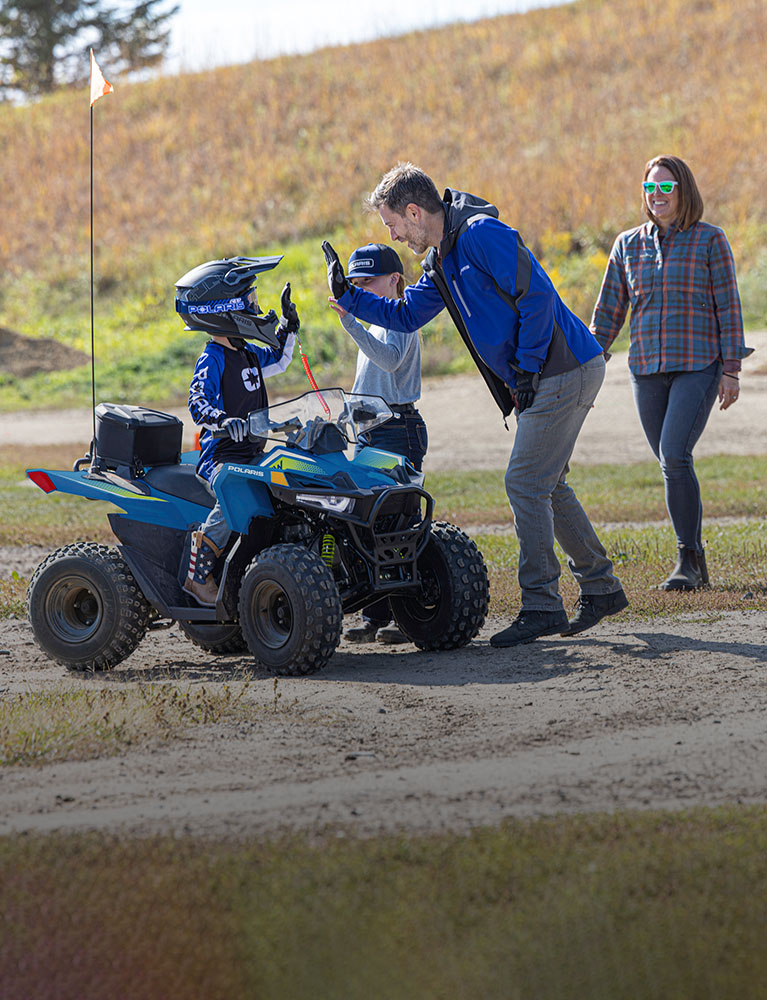 Kids riding clearance quads