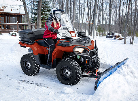 Quad Polaris Sportsman 450 ATV Rouge