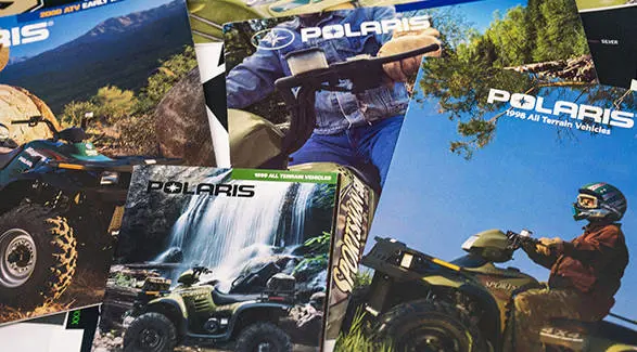 Retro Polaris Sportsman catalogs.