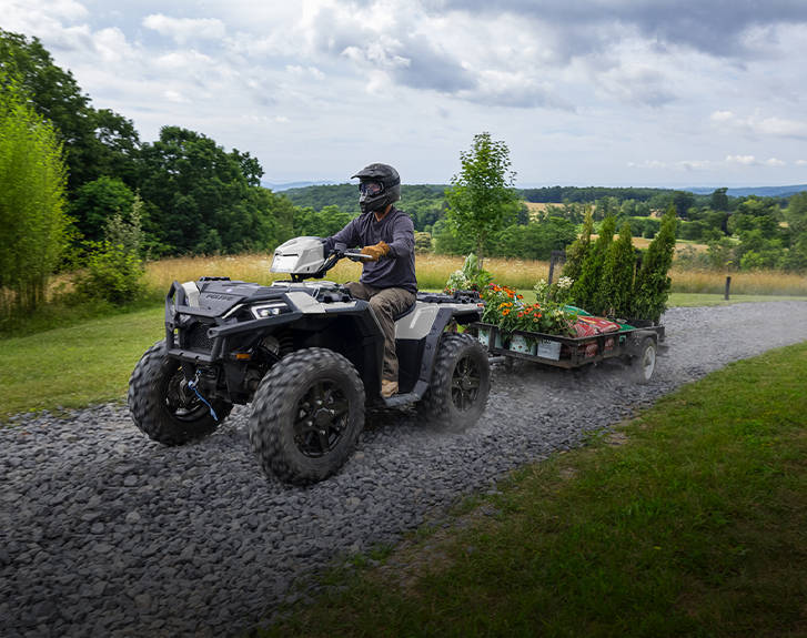View the Landowner Package for the 2026 Polaris Sportsman 850 ATV.
