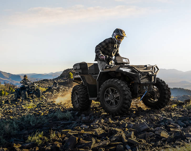 View the Trail Riding Package for the 2026 Polaris Sportsman 850 ATV.
