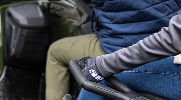 Passenger handles on a 2026 Polaris Sportsman Touring 570 2-up ATV.