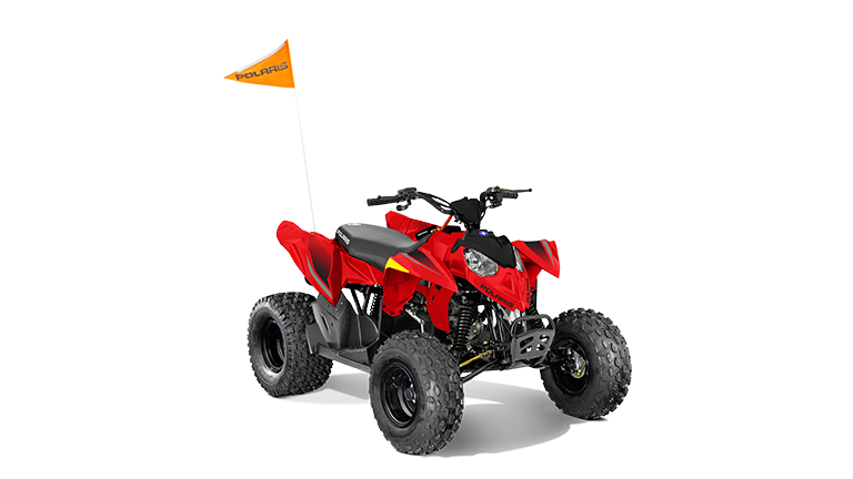 Explore 2027 Polaris Outlaw 110 EFI youth ATVs.