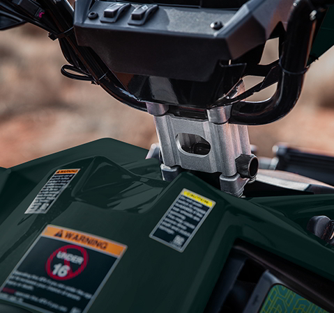 Adjustable 3-inch handlebar riser on the 2027 Polaris Scrambler XP 1000 S sport ATV.