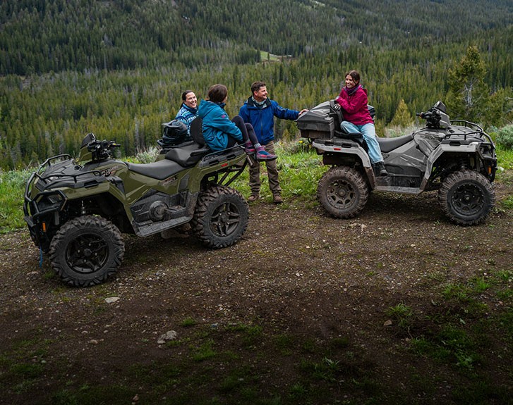 View Trail Riding Package accessories for the 2026 Polaris Sportsman 450 ATV.