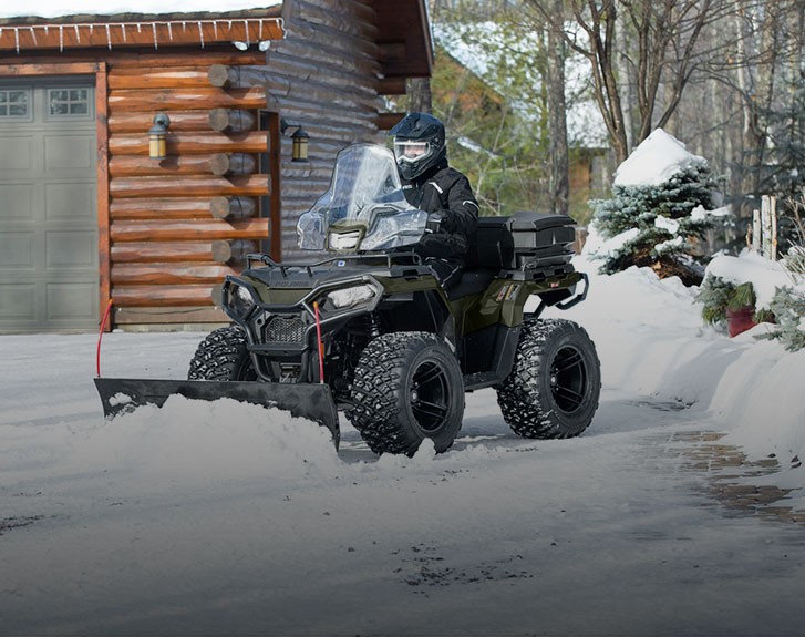 View Winter Package accessories for the 2026 Polaris Sportsman 450 ATV.