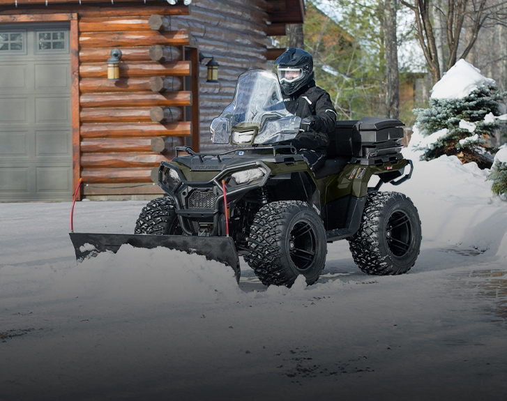 Explore accessories from the Winter Package for the 2027 Polaris Sportsman 500 ATV.