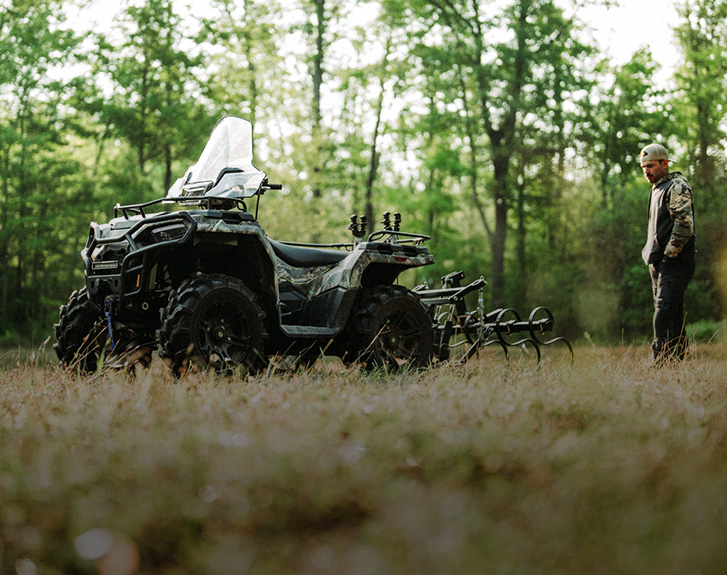 Explore accessories from the Hunt Package for the 2027 Sportsman 850 ATV.