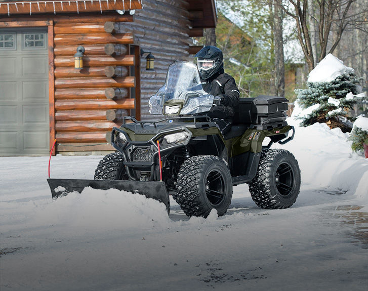 Explore accessories from the Winter Package for the 2027 Polaris Sportsman Touring 600 2-up ATV.