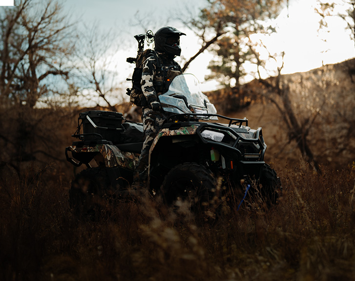 Explore accessories from the Hunt Package for the 2027 Polaris Sportsman Touring 850 Premium 2-up ATV.