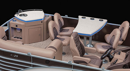 Entertainment furniture layout