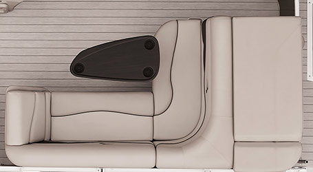Agencement des meubles L-Bench