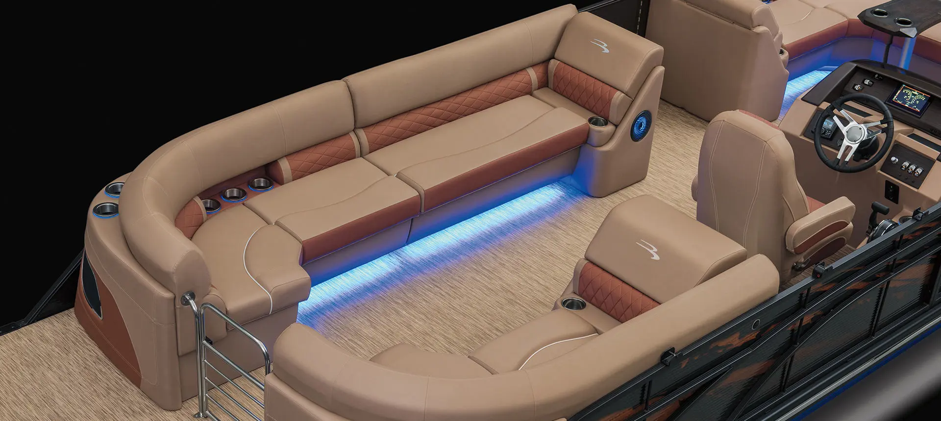 Pic of pontoon boat