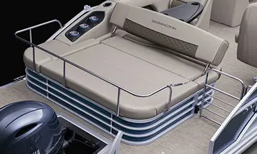 Pic of people swimming off boat