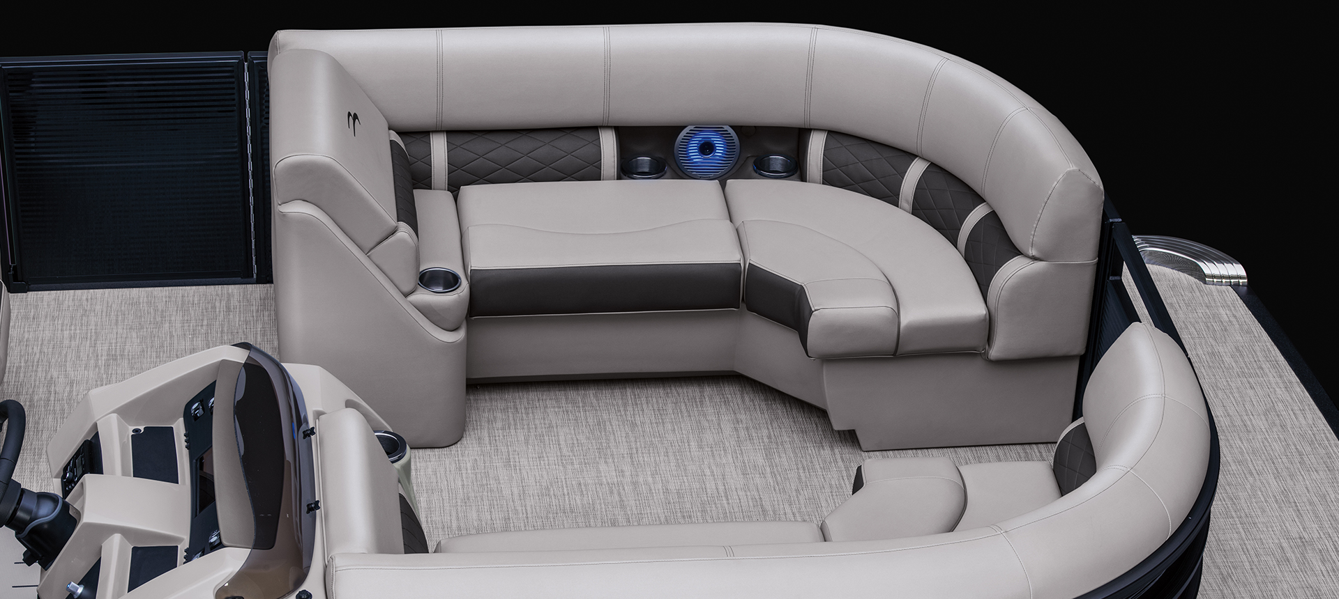 Furniture layout of a Bennington L boat