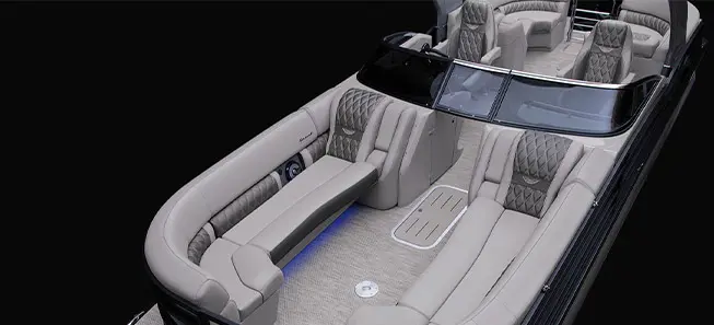 bow seating on a Bennington R pontoon