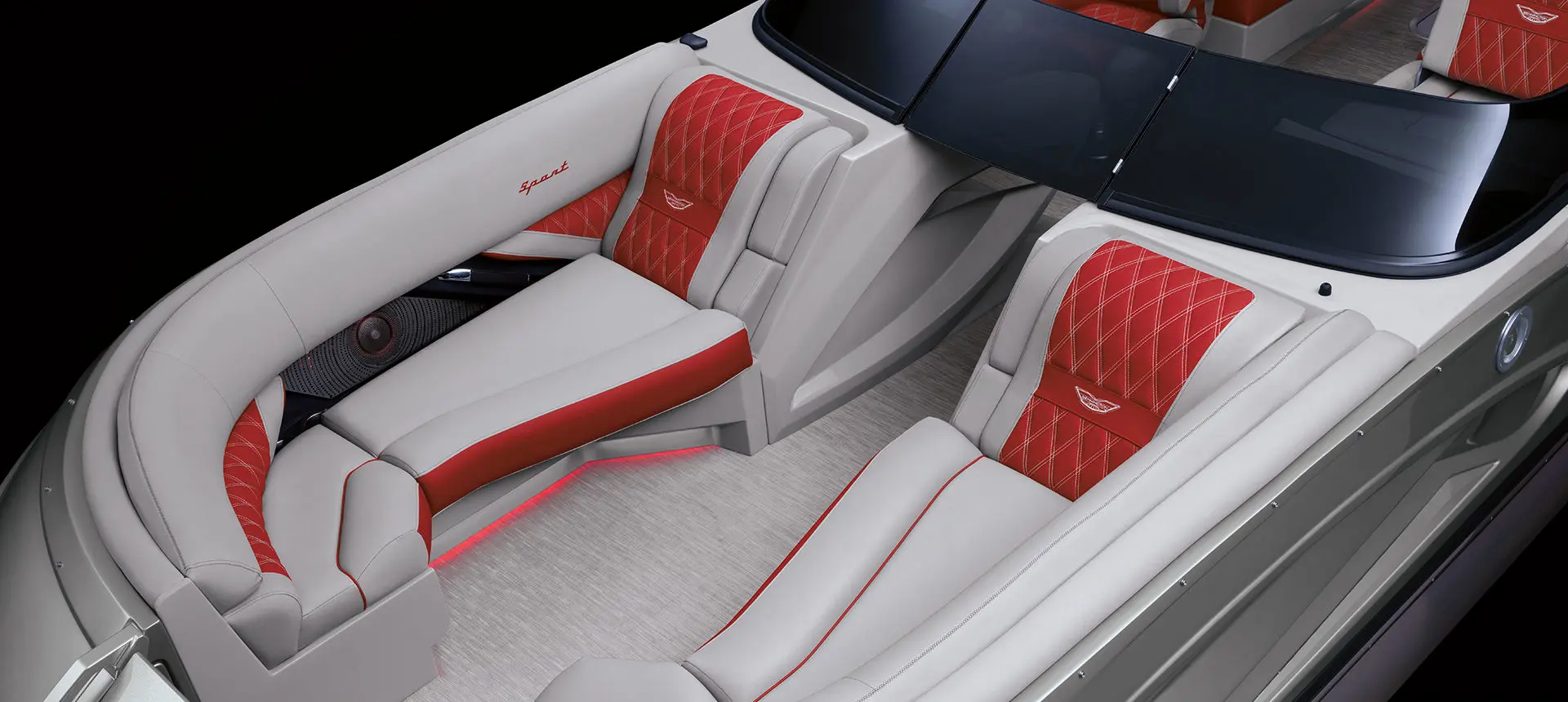 bow  seating on a bennington qx sport pontoon boat