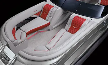 bow  seating on a bennington qx sport pontoon boat