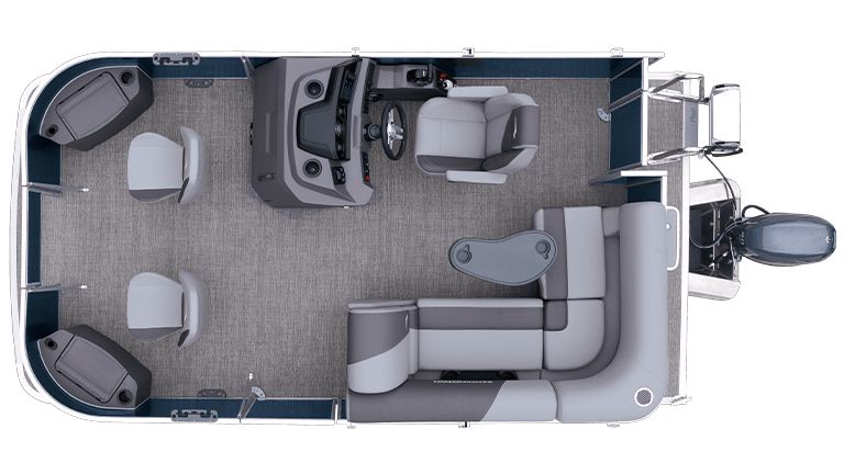 Fishing Pontoon Boat Layouts | Bennington