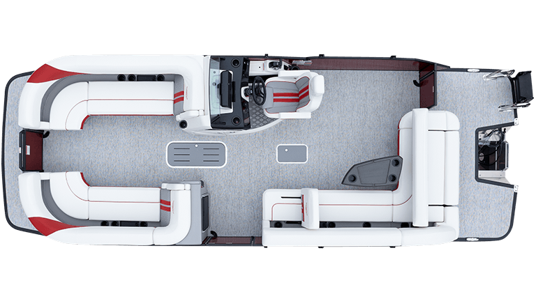 L Bench Pontoon Layouts | Bennington