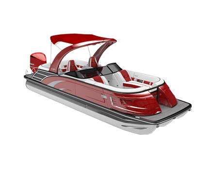 Bennington Q Series QX Line tritoon.