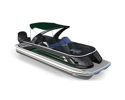 Bennington Q Series QX Line tritoon.