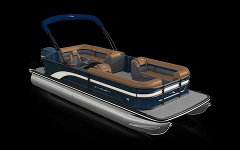 Mother and daughter lounging on a Bennington S Line pontoon boat model.