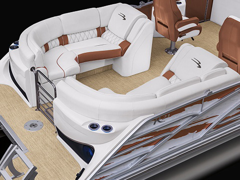 Luxury Pontoon Furniture Layouts