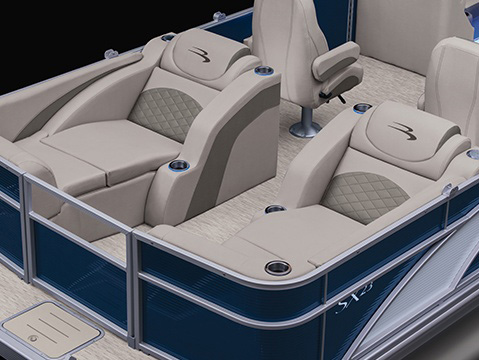 Luxury Pontoon Furniture Layouts Bennington - Pontoon Boat Seat Covers Canada